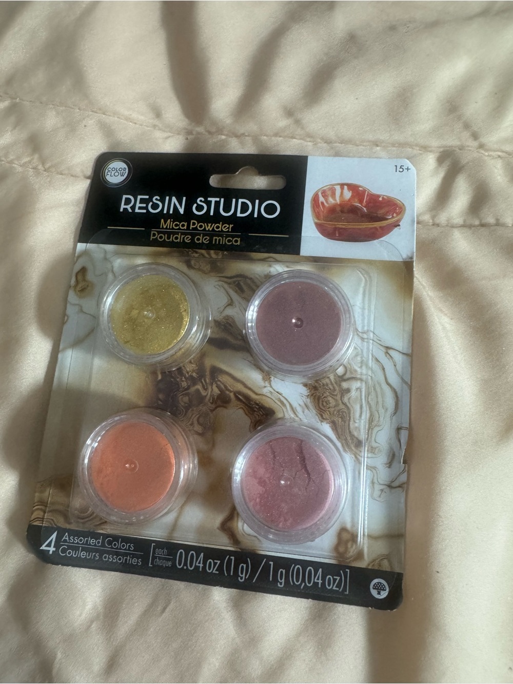 Mica Powder Assorted Colors - Gold, Purple, Orange, Pink